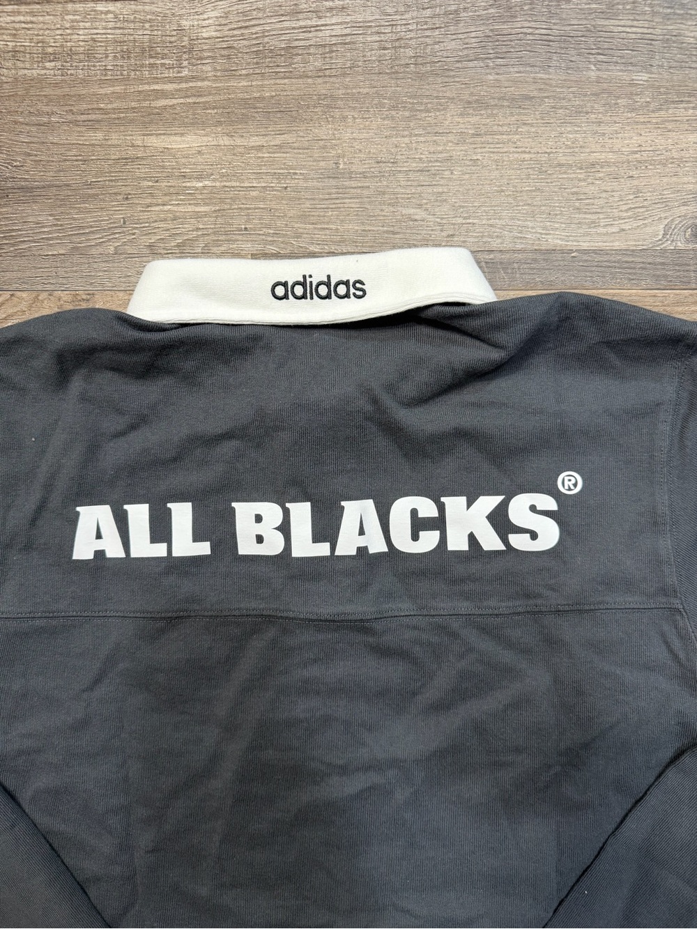 Adidas Originals x All Blacks Heritage Rugby Polo Mens KG4638 - Picture 7 of 8